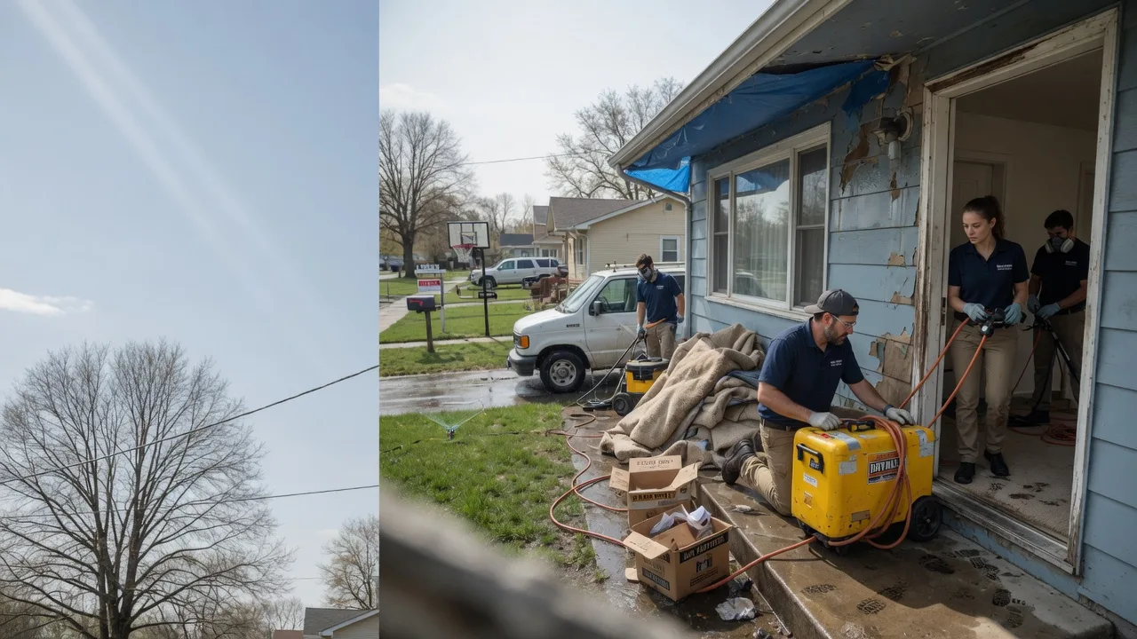 Basement Flood Cleanup in Hugo, MN near me
